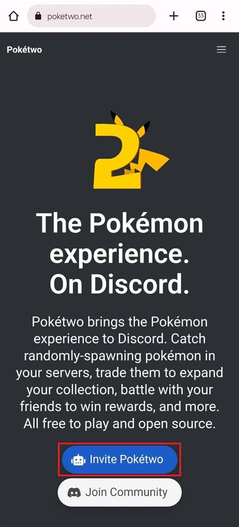 Add Pokétwo Discord Bot .